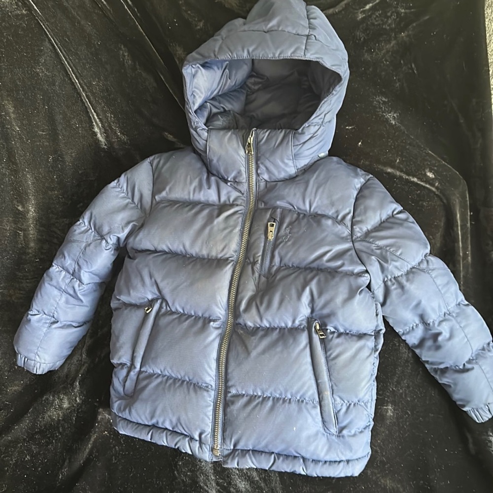 Polo coat navy blue